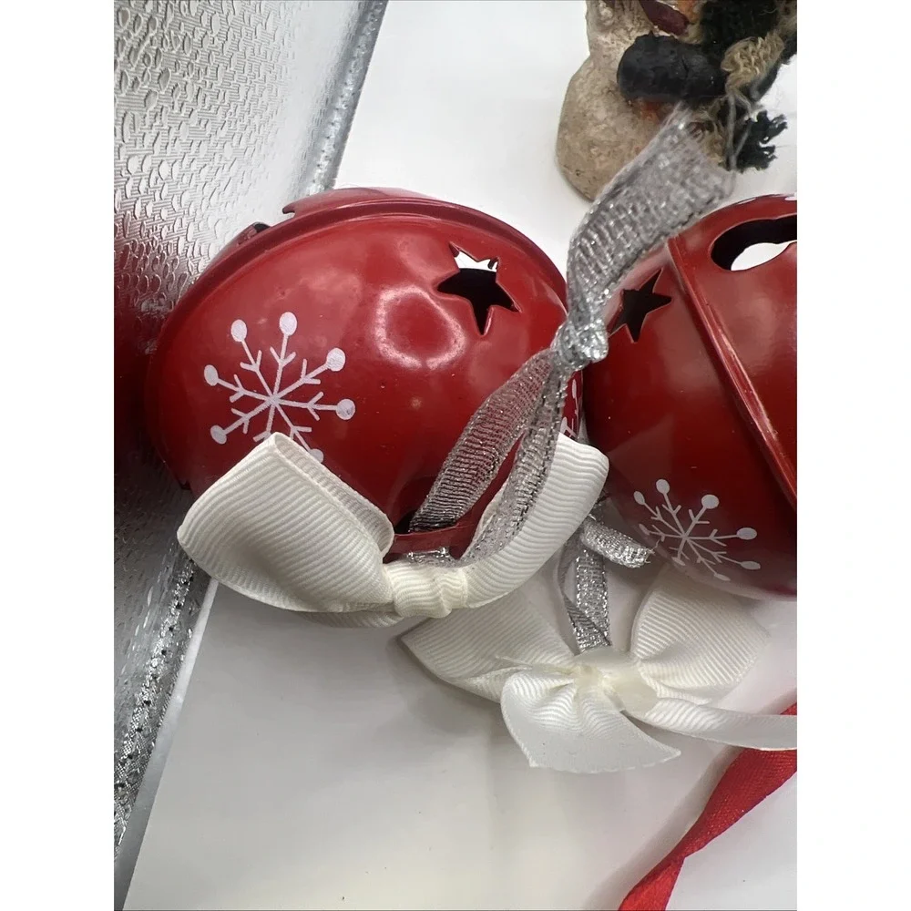 Christmas Dec Bundle Ornaments Snow Man County Plates‎ Tree Red Snow Man Sign